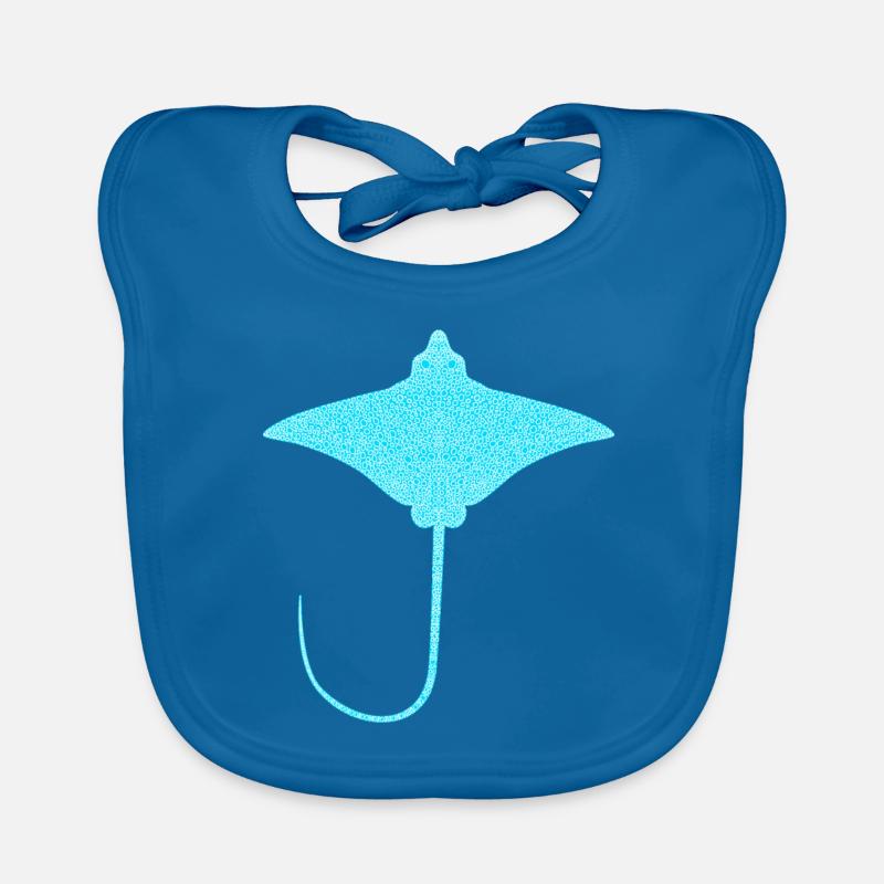 Ray – Elegant Float of the Seas Organic Baby Bibs