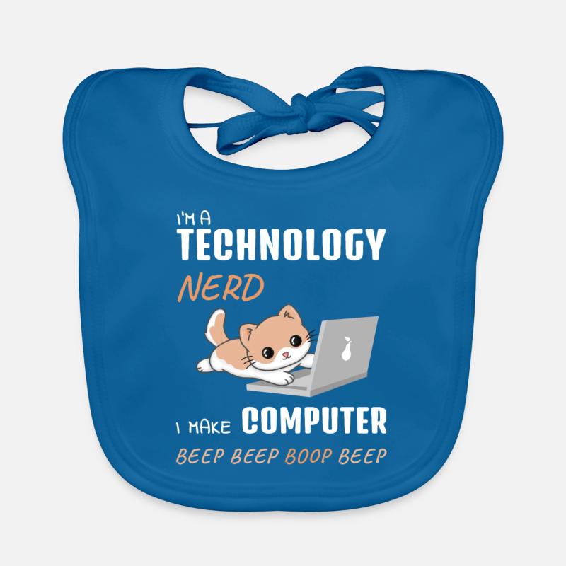 IT Computer Administrator Computer Work Gift Organic Baby Bibs