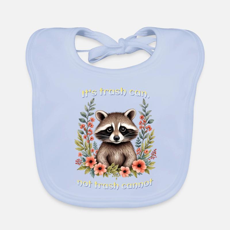 It's trash can not trash cannot Organic Baby Bibs
