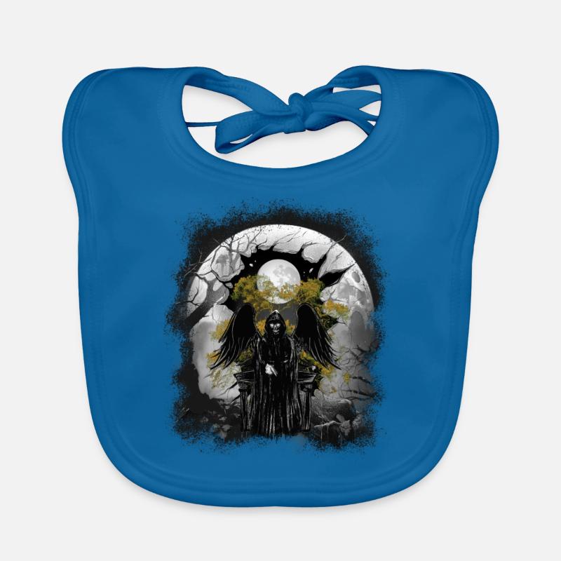 mystical halloween ghost ghost ghost Organic Baby Bibs