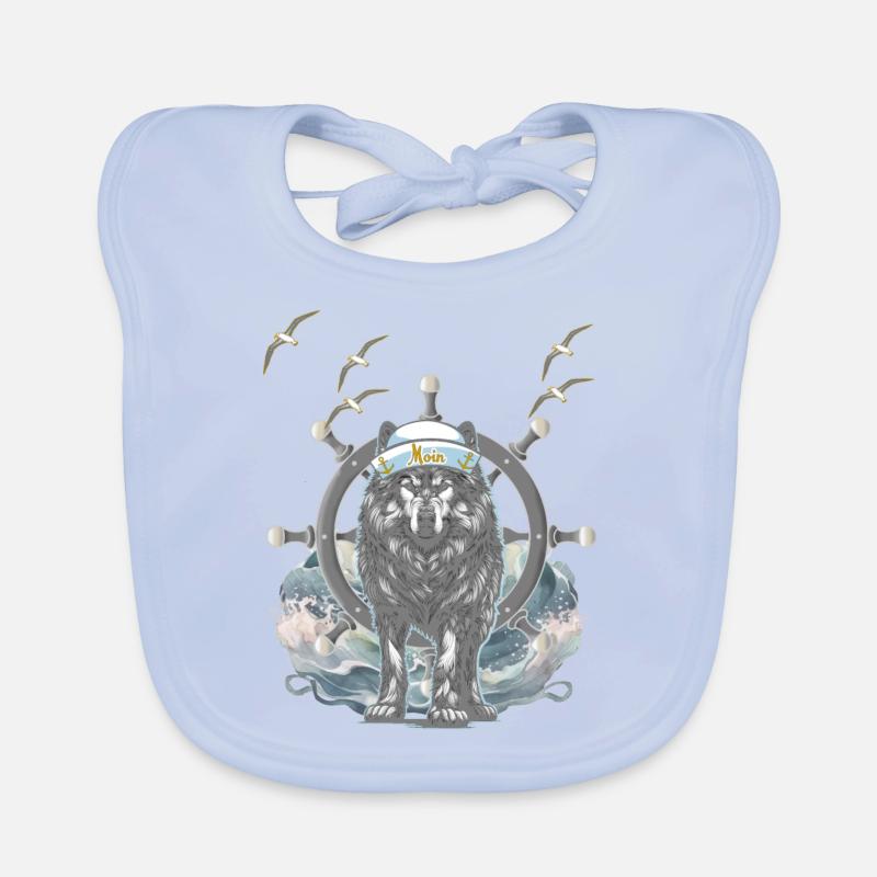 maritim Weihnachtsgeschenk Geburtstagsgeschenk Baby Bio-Lätzchen