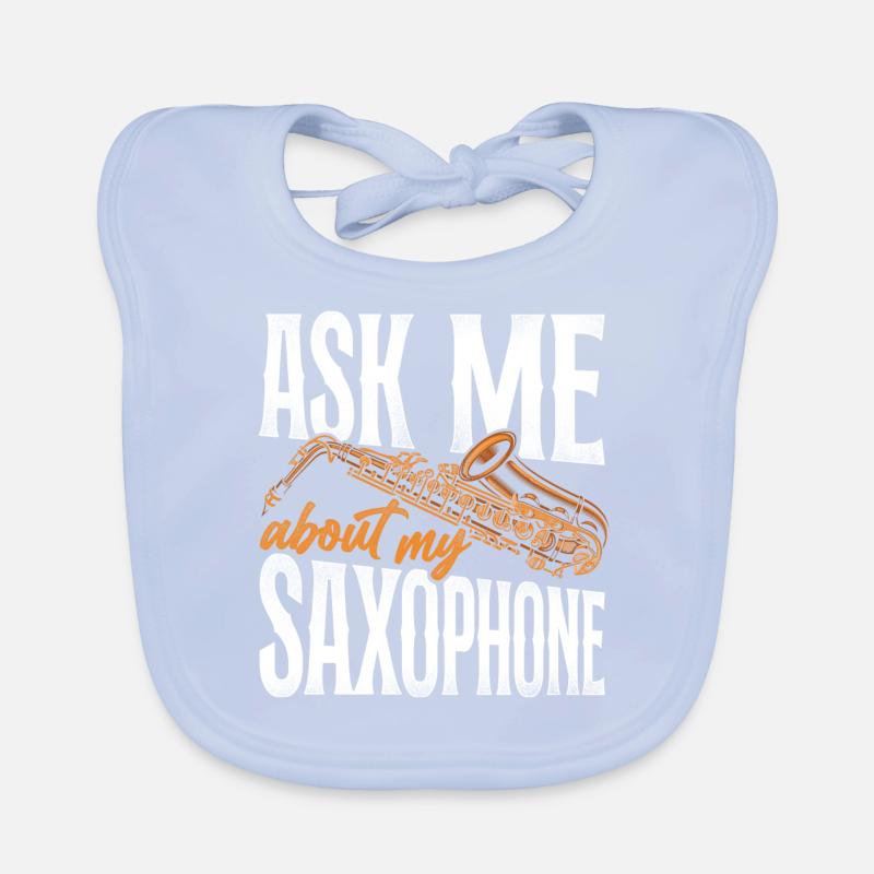 Saxophone Interrogez-moi sur mon Bavoir bio Bébé