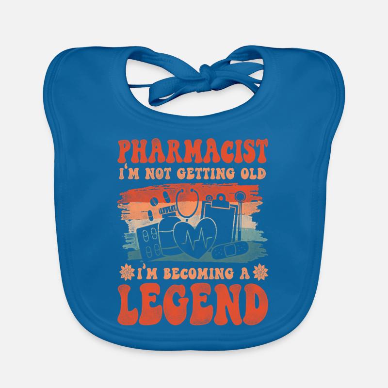 Pharmacy Tech Technician Baby Bio-Lätzchen