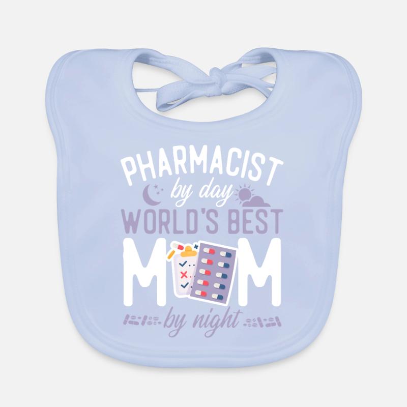 Pharmacy Tech Technician Baby Bio-Lätzchen