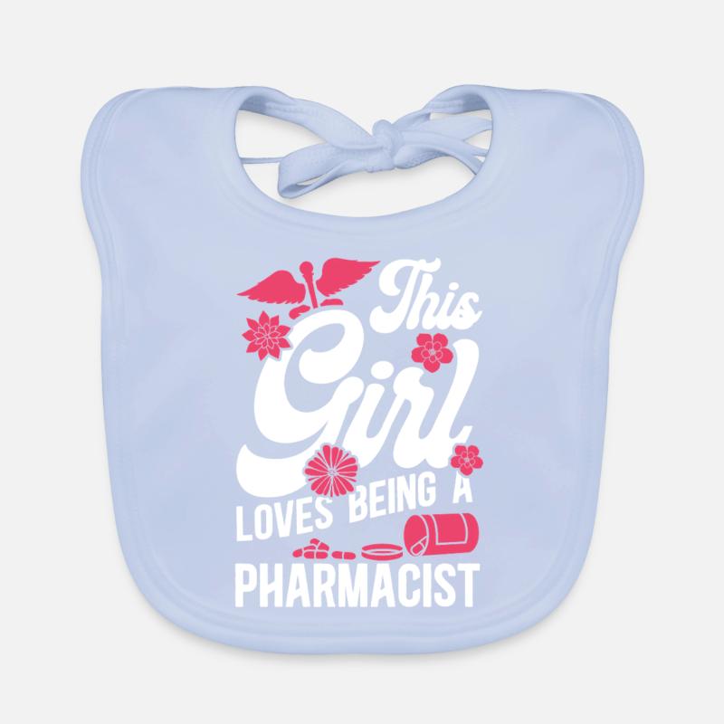 Pharmacy Tech Technician Baby Bio-Lätzchen