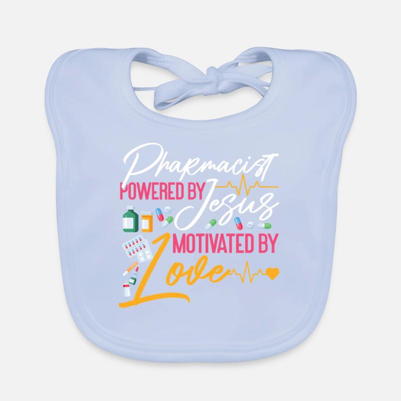 Pharmacy Tech Technician Baby Bio-Lätzchen