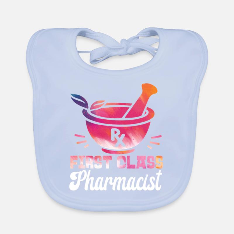Pharmacy Tech Technician Baby Bio-Lätzchen