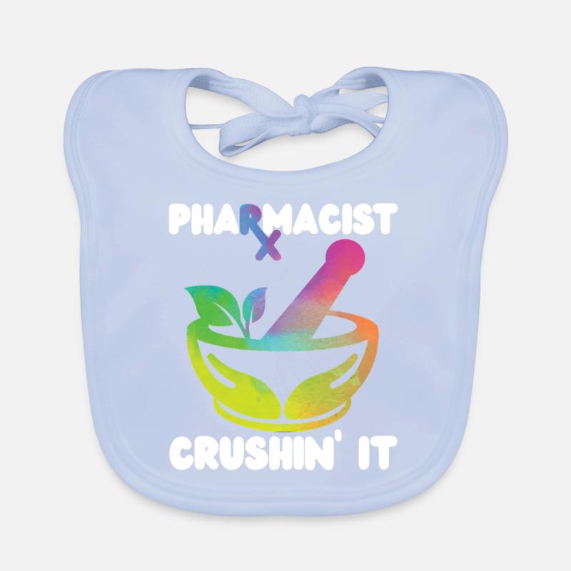 Pharmacy Tech Technician Organic Baby Bibs