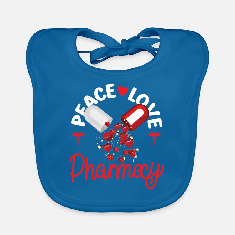 Pharmacy Tech Technician Organic Baby Bibs