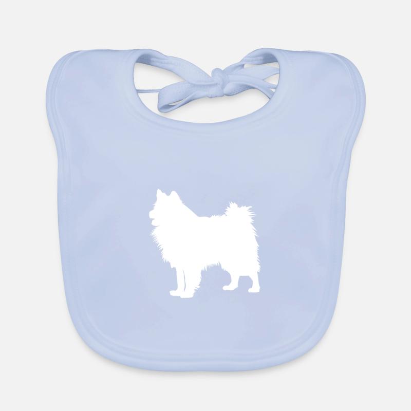 Wolfsspitz - Keeshond Hund Baby Bio-Lätzchen