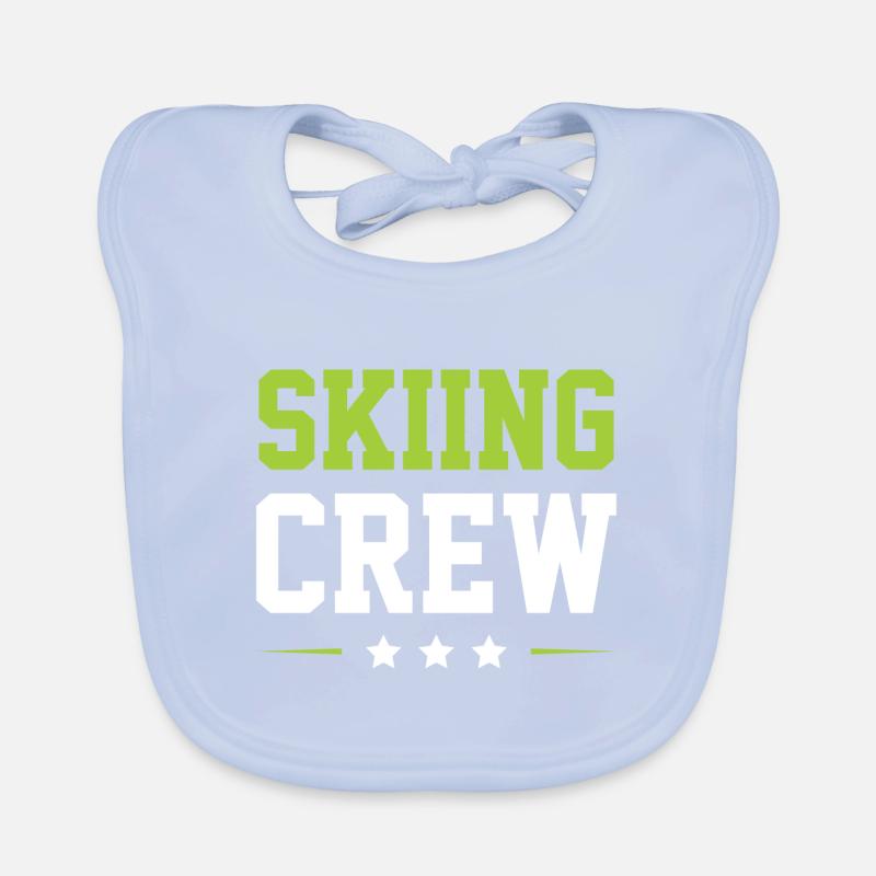 Équipe de ski Bavoir bio Bébé