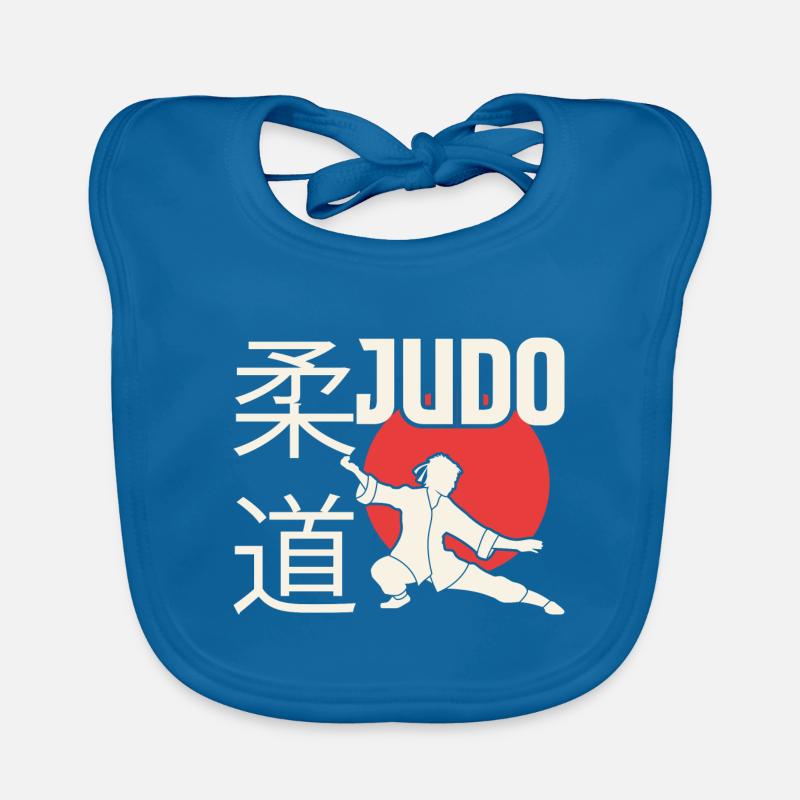 Judo. Judo-Geschenkidee. Kampfsport-Geschenk. Baby Bio-Lätzchen