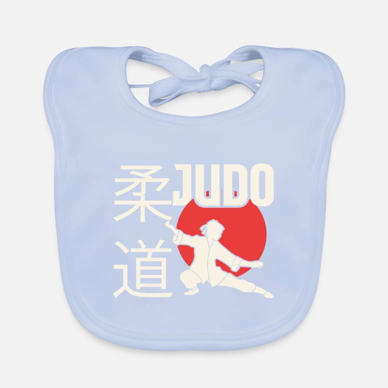 Judo. Judo gift idea. Martial Arts gift. Organic Baby Bibs