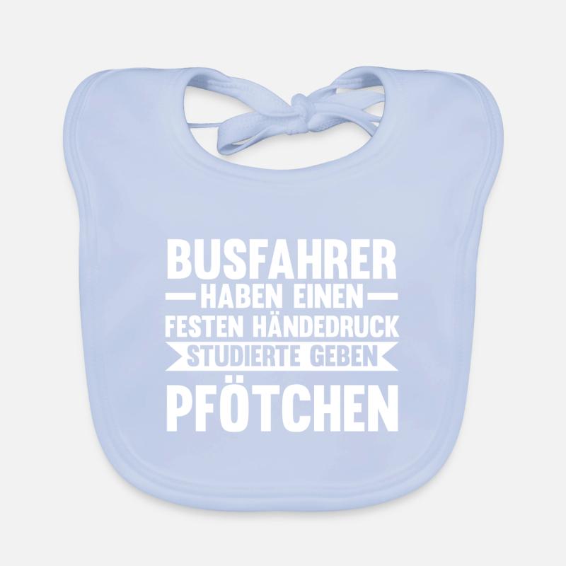 Bus Busfahrer Baby Bio-Lätzchen