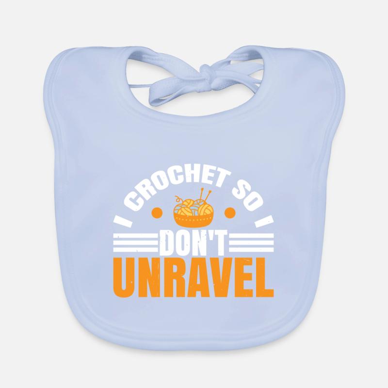 Je crochete pour ne pas démêler 3 Bavoir bio Bébé