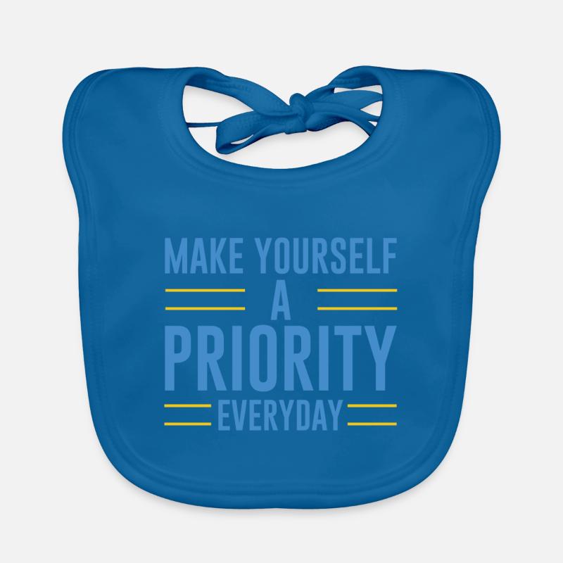 Make Yourself A Priority Everyday 4 Organic Baby Bibs