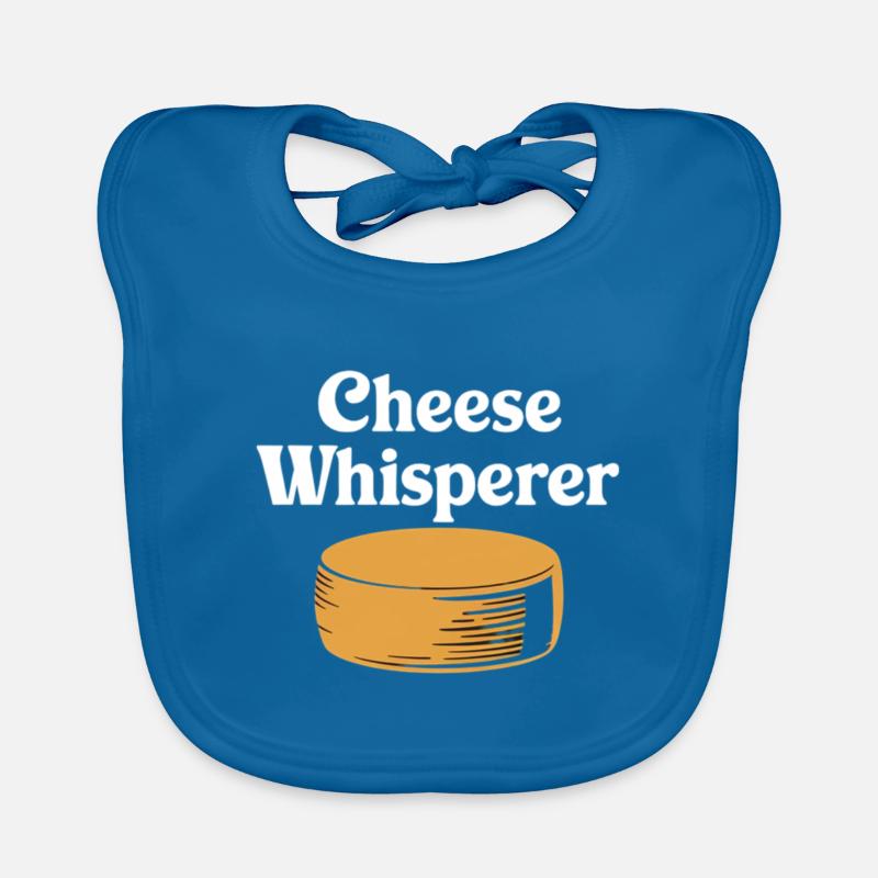 Cheese Whisperer Design Baby Bio-Lätzchen