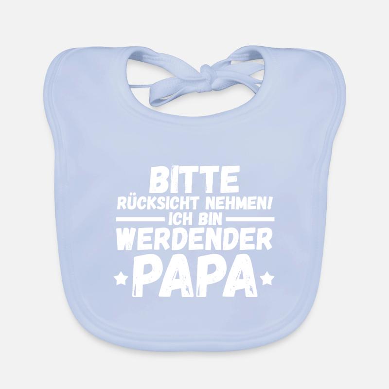 Werdender Papa Baby Bio-Lätzchen