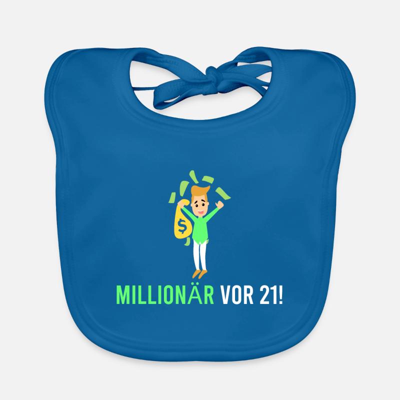 Millionnaire devant 21 ! Bavoir bio Bébé
