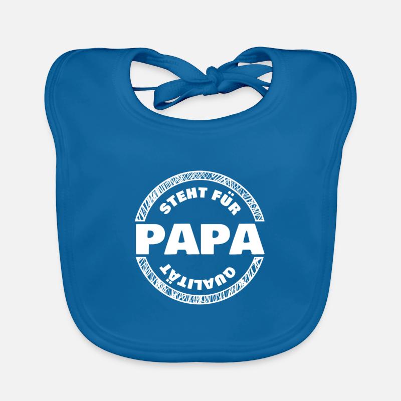 Papa de qualité Bavoir bio Bébé