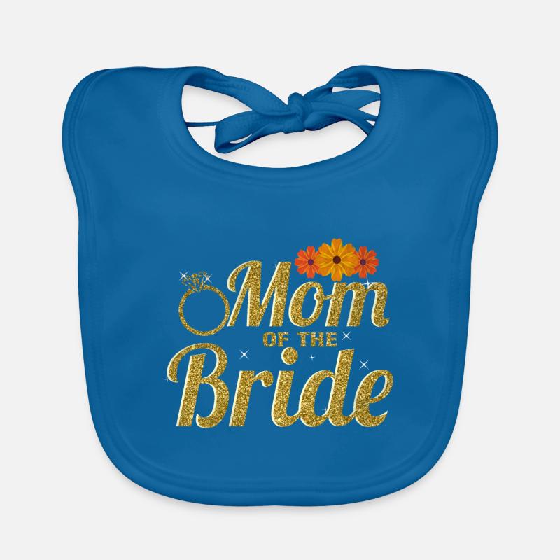 Braut Mutter Hochzeit Trauzeugin Baby Bio-Lätzchen