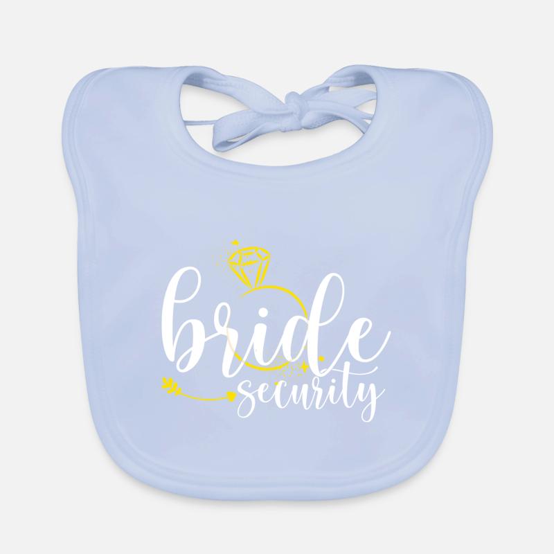 Bride Security Bachelorette Party Bavoir bio Bébé