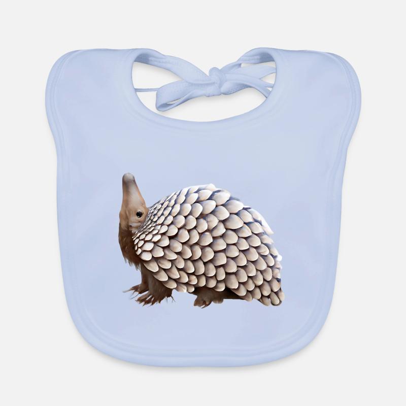 Niedliches Pangolin-Design Baby Bio-Lätzchen