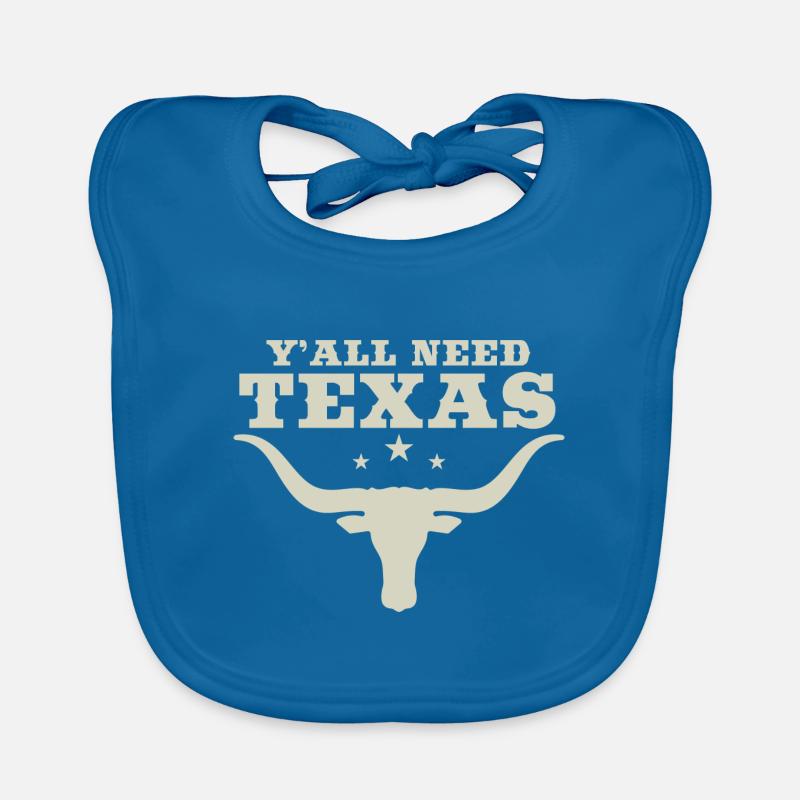 Y'All Need Texas Organic Baby Bibs