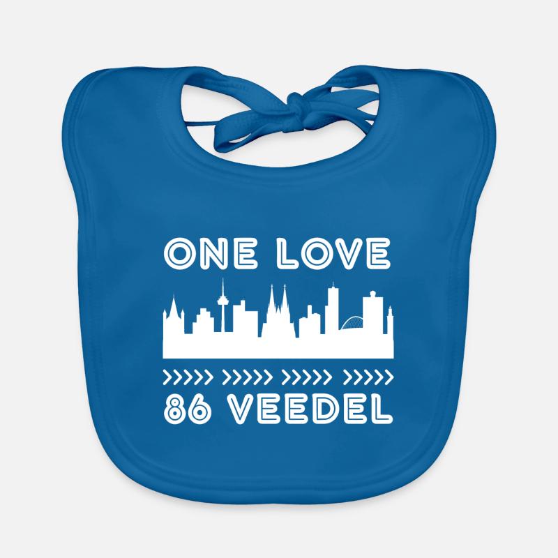 Köln Kölle Liebe Kölner Kölnerin Veedel Souvenir Baby Bio-Lätzchen