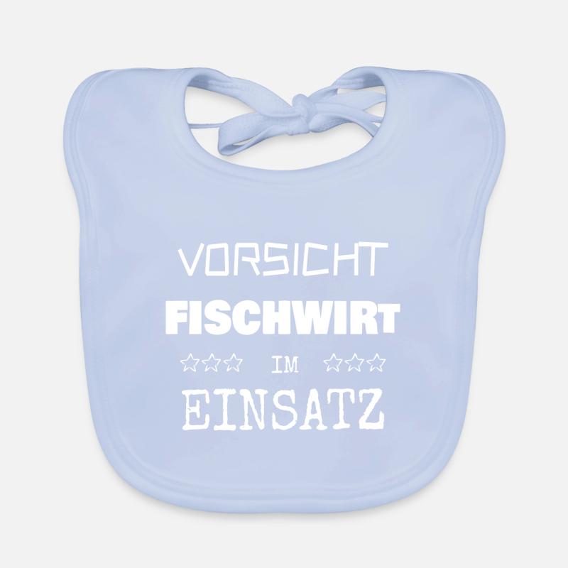 Cadeau pour pêcheur Bavoir bio Bébé