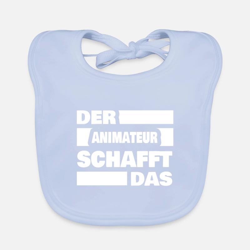 Animator as work Organic Baby Bibs