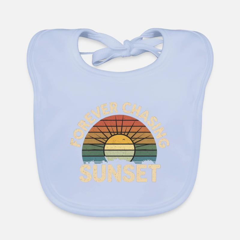 Forever Chasing Sunset 19 Baby Bio-Lätzchen