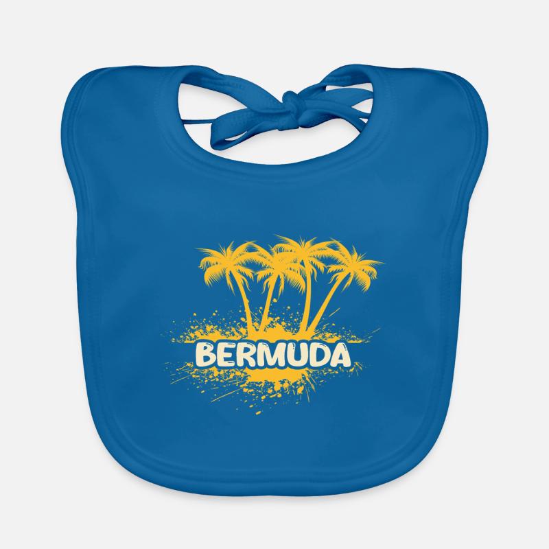 Fête Bermudes Bavoir bio Bébé