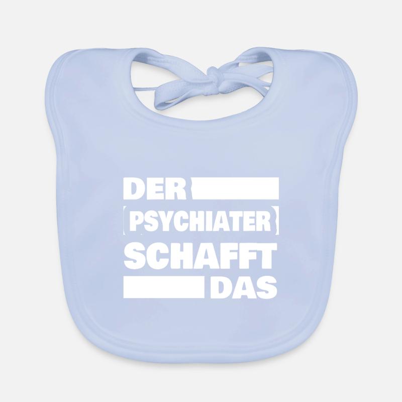 Gift for Psychiatrist Organic Baby Bibs