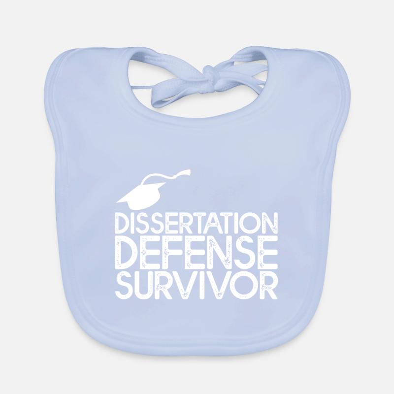 Dissertation Defense Survivor 3 Organic Baby Bibs
