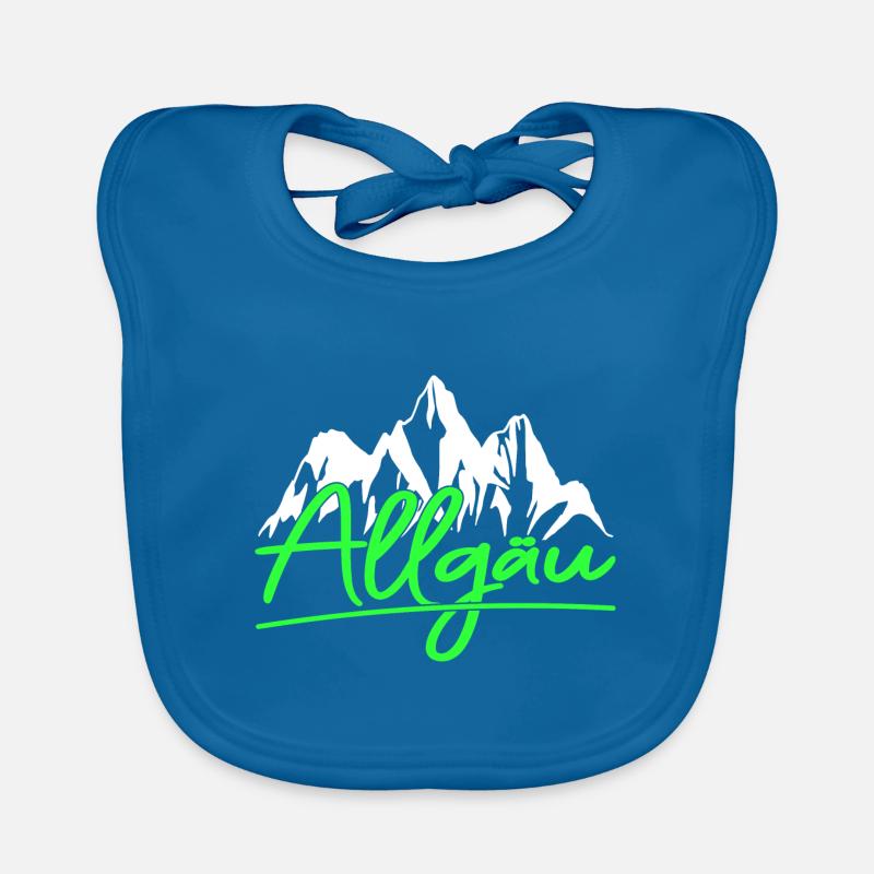 Allgäu Berge Wandern Klettern Baby Bio-Lätzchen