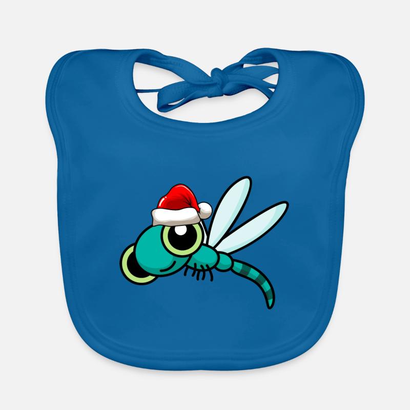 Libellule de Noël Libellule Bavoir bio Bébé