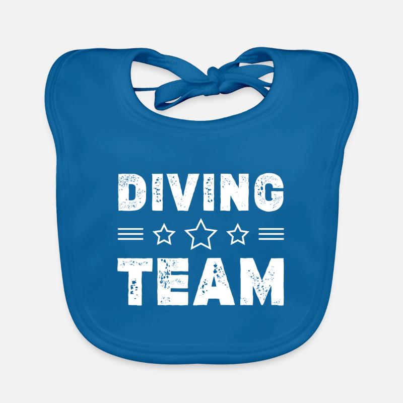 Diving Team Organic Baby Bibs
