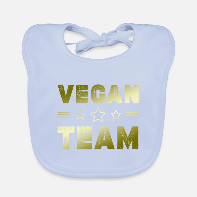 Équipe végétalienne Bavoir bio Bébé
