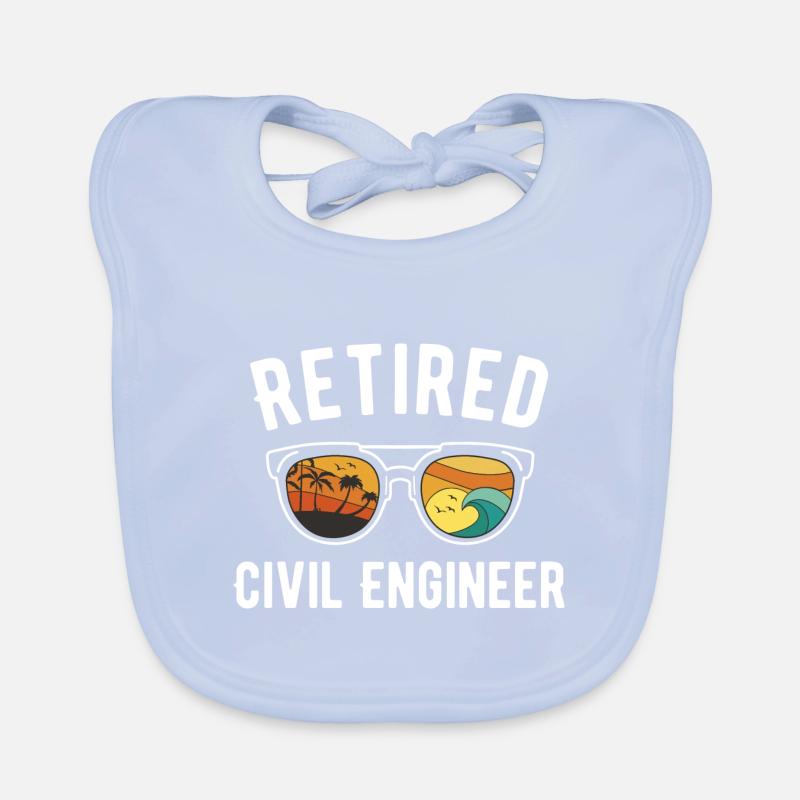 Beach Dancing Retirement Sunglasses Design Baby Bio-Lätzchen