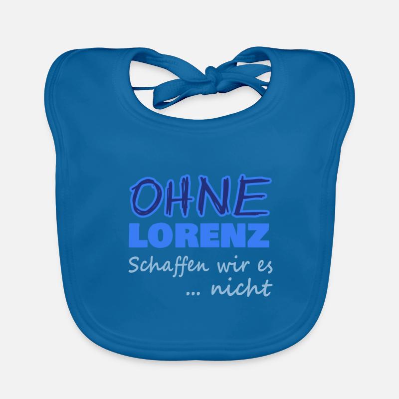 Spruch für Lorenz Geschenk Geschenkidee Baby Bio-Lätzchen