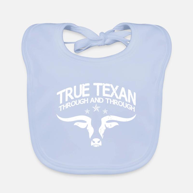 Le vrai Texan de bout en bout Bavoir bio Bébé