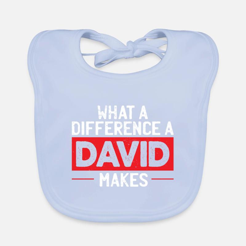 What A Difference A David Makes Organic Baby Bibs