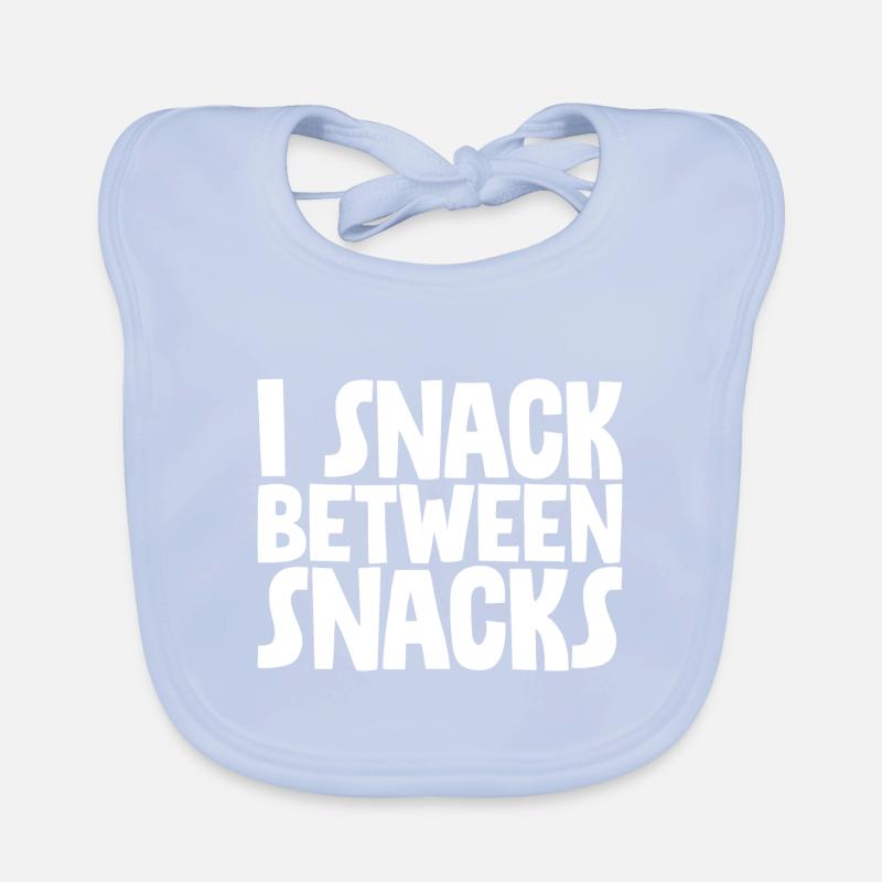 I Snack Between Snacks Organic Baby Bibs