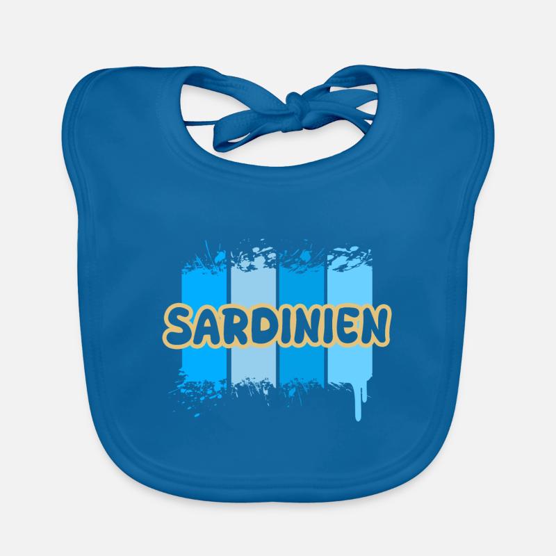 Sardinia as Sardinia Organic Baby Bibs