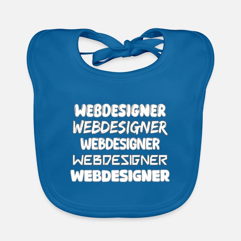 Web designer as a job Organic Baby Bibs