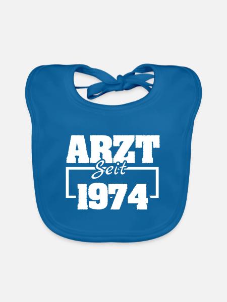 19 - Baby Bio-Lätzchen - Pfauenblau - Vorne