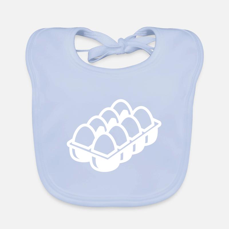 Symbole des œufs Bavoir bio Bébé