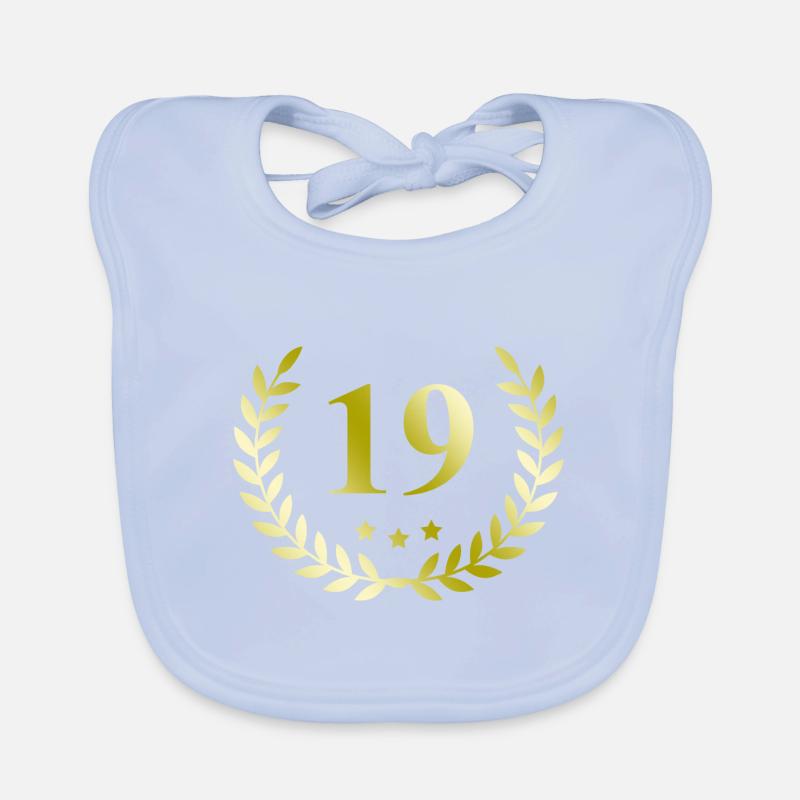 19 Couronne numérique Bavoir bio Bébé