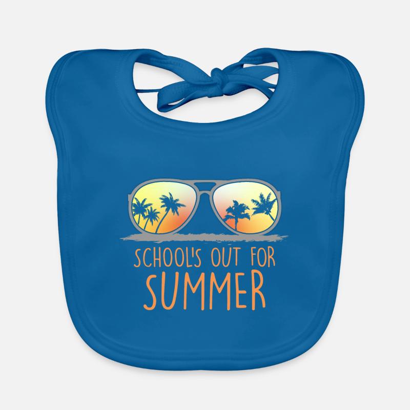Schools Out For Summer Baby Bio-Lätzchen
